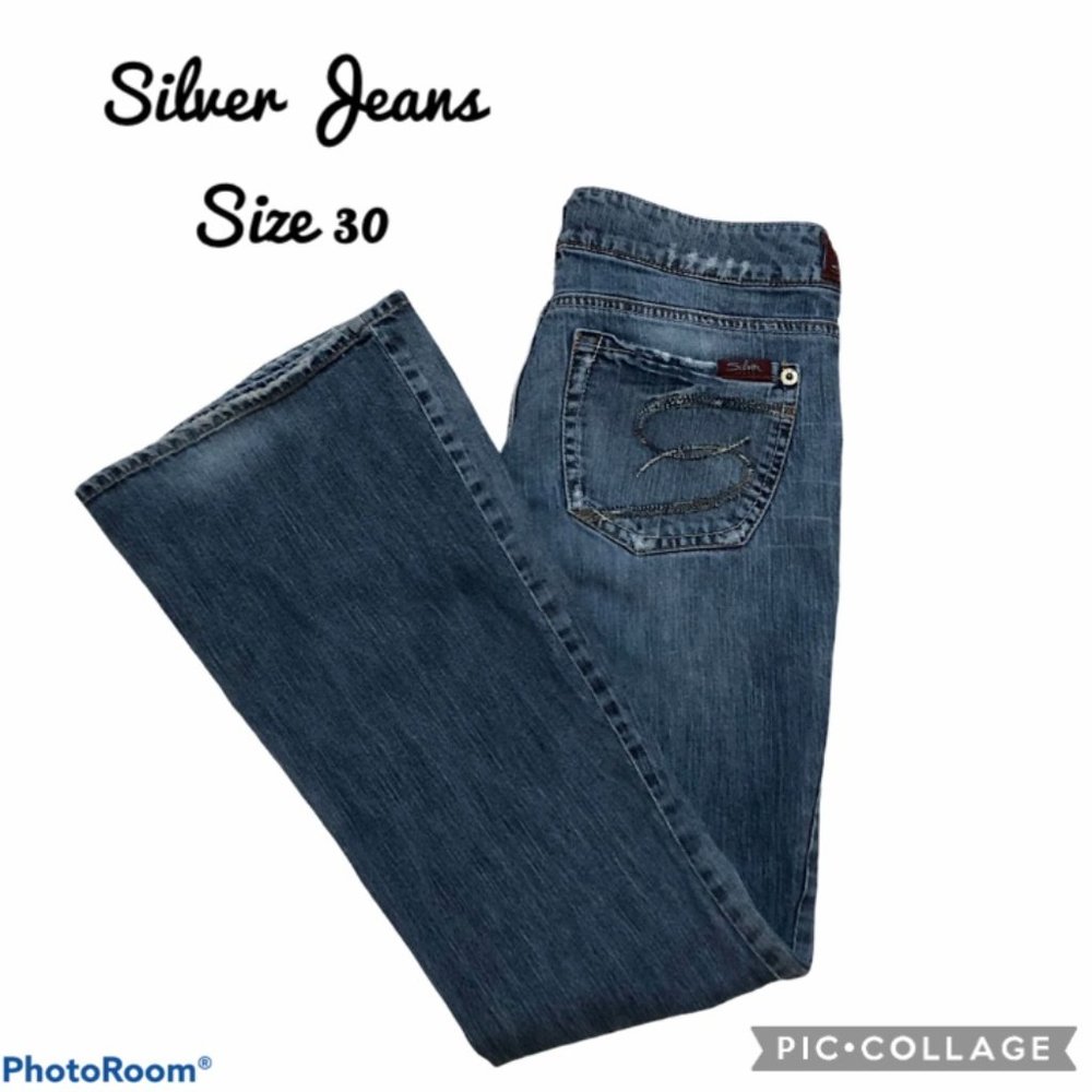 Silver women's jeans bootcut size 30L